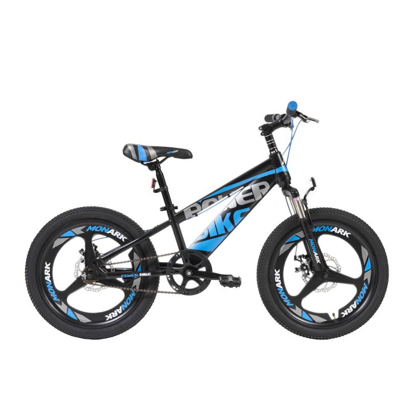 MONARK - Bicicleta Power Bike Aro 20" Negro Azul