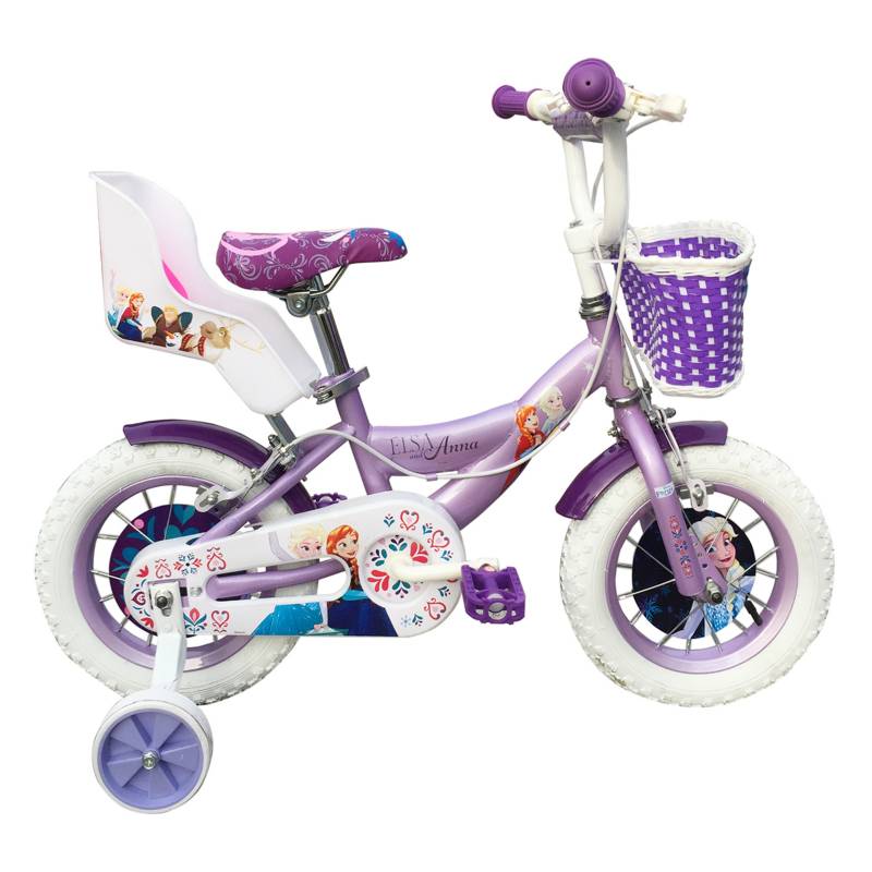 MONARETTE - Bicicleta Frozen Kids Aro 12" Lila