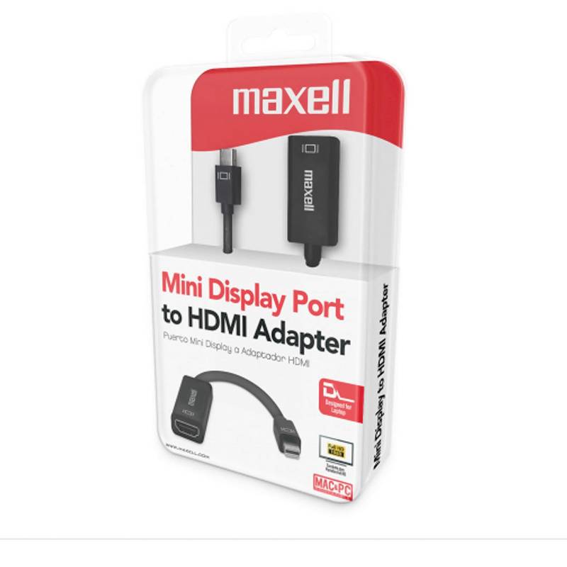 MAXELL - Cable DPH 1 Mini Display Adaptador a HDMI