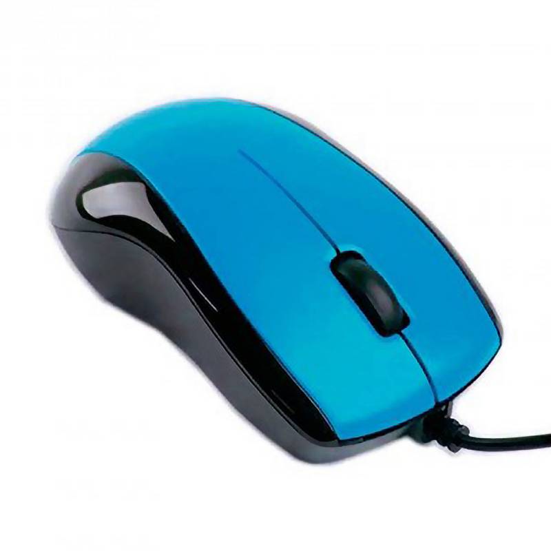 MAXELL Mouse Alámbrico MOWR-101 Optico C/Luz LED Azul - Falabella.com