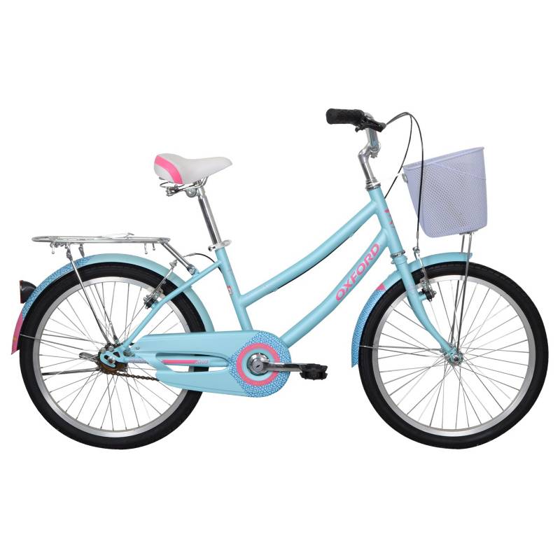 OXFORD - Bicicleta Mujer Cyclotour Verde/Rosado- aro 20