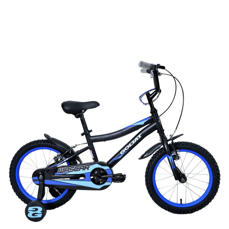 GOLIAT - Bicicleta Infantil Niño Wascar Negro - aro 16
