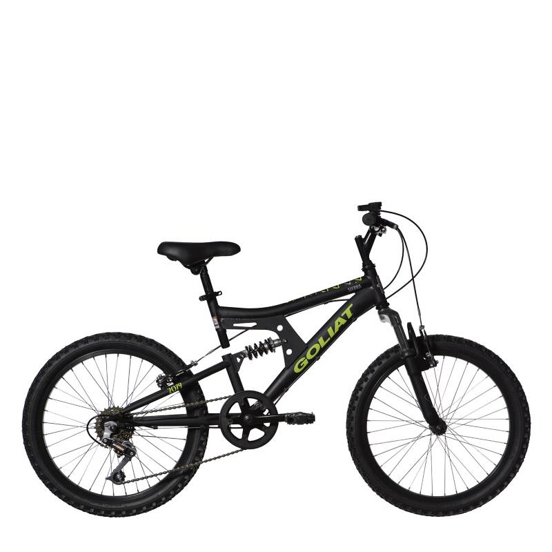 GOLIAT - Bicicleta Hombre Sierra Negro/Verde - aro 20