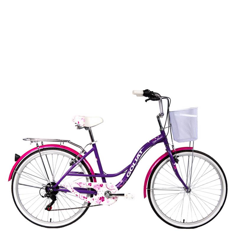 GOLIAT - Bicicleta Mujer Cabo Blanco Morado/Fucsia - aro 26