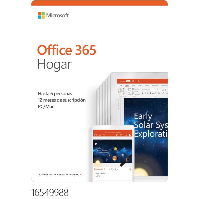 Office 365 Home Microsoft MICROSOFT 