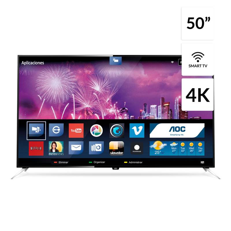 AOC - Televisor 50" 4K UHD SMART TV LE50U7970S