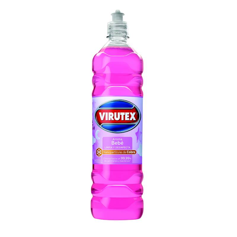 VIRUTEX - Limpiador Desinfectante Bebé 900 Ml 