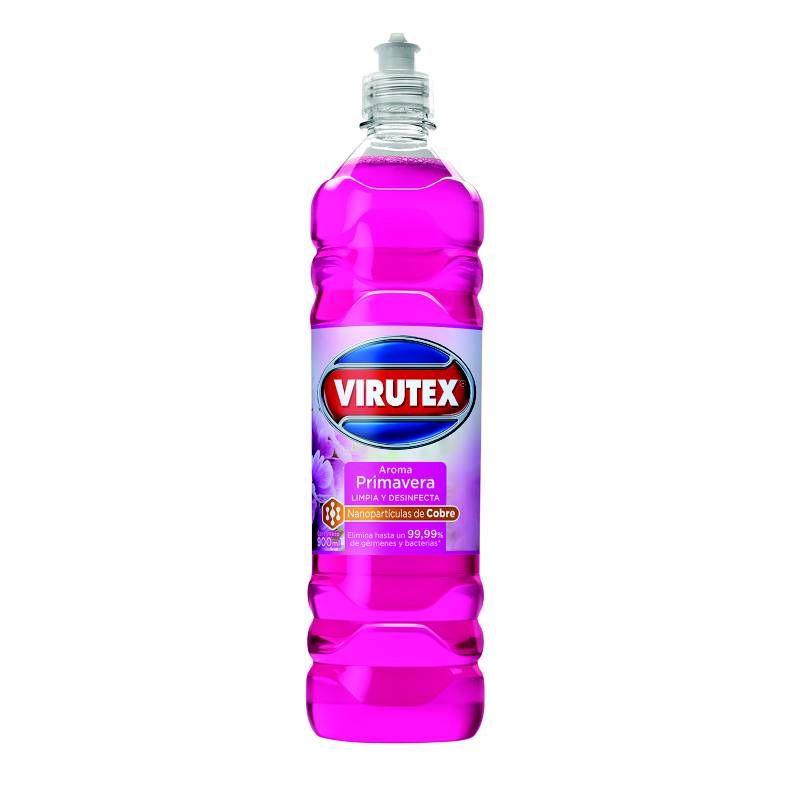 VIRUTEX - Limpiador Desinfectante Primavera 900 Ml 