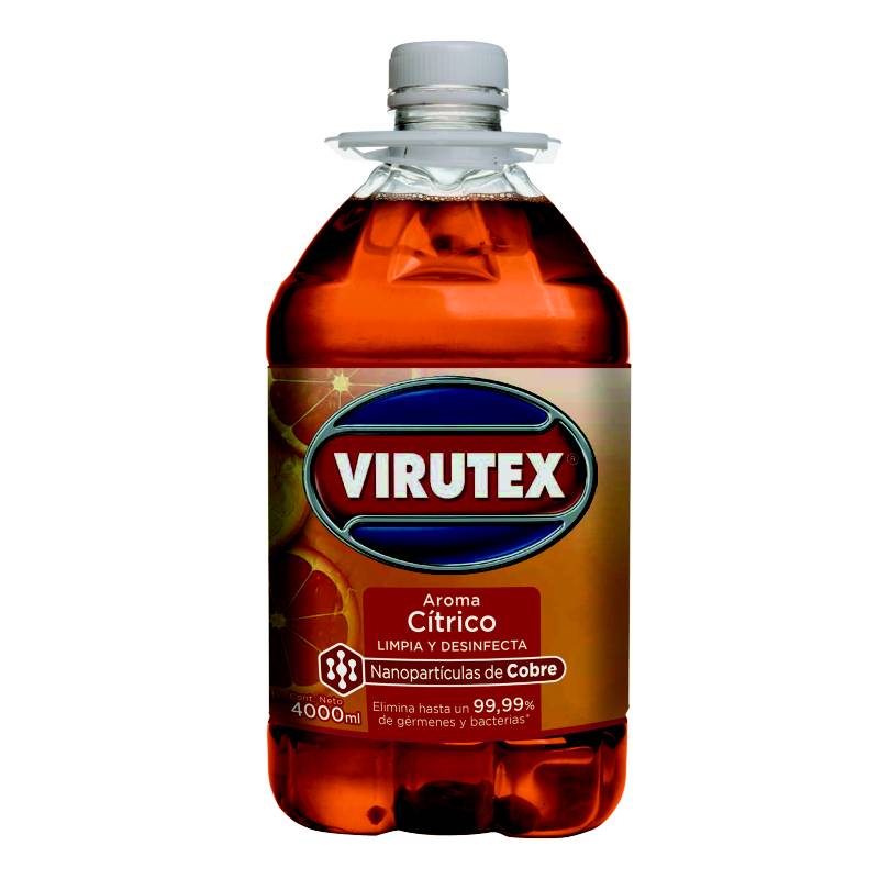VIRUTEX - Limpiador Desinfectante Cítrico 4000 Ml 