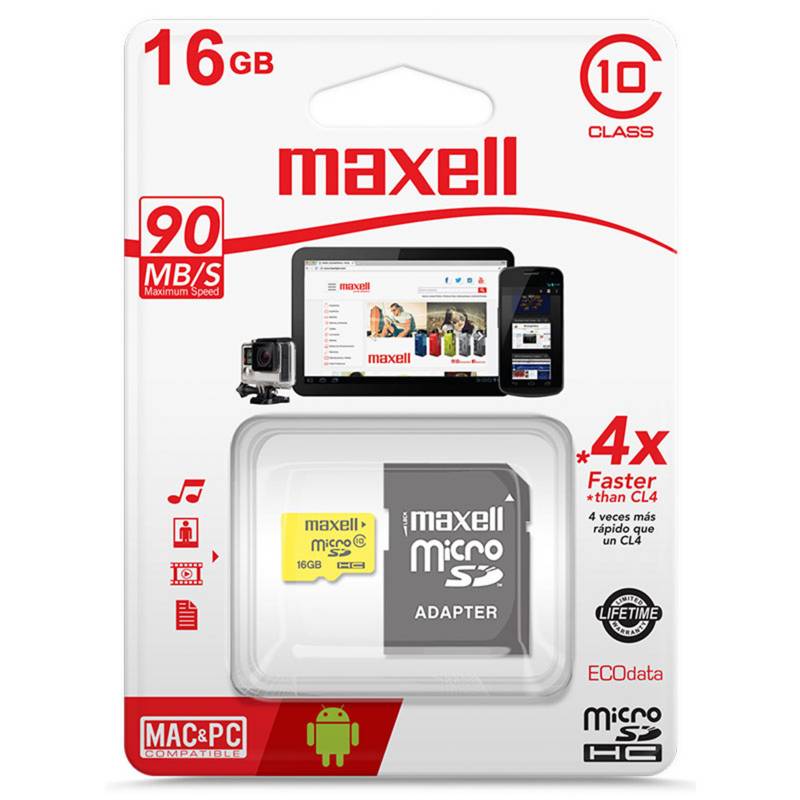 MAXELL - Micro SD 16GB