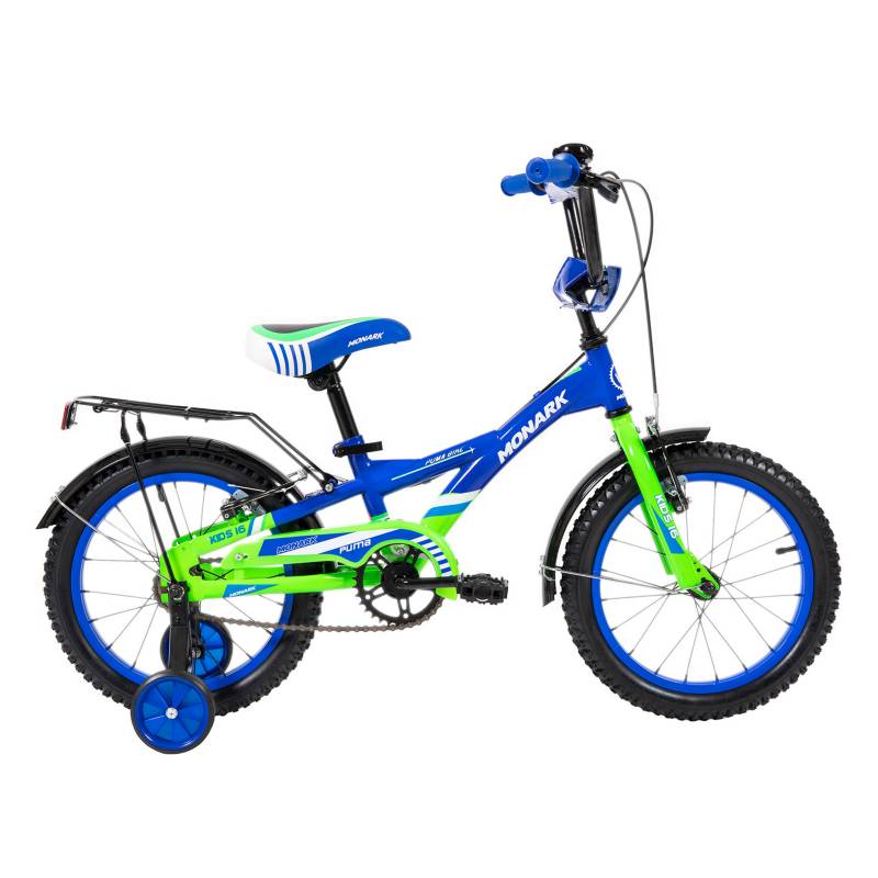 MONARK - Bicicleta Puma Bike Aro 16' Azul Verde