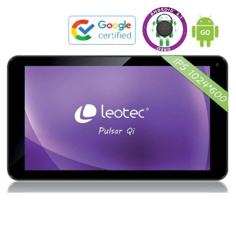 LEOTEC - Tablet 7" Google Certified QuadCore 1GB 8GB Pulsar Qi Leotec