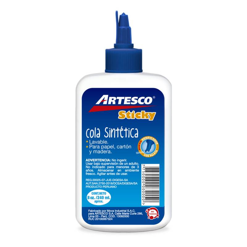 ARTESCO - Cola Sticky 8 Onz. Cdosificador