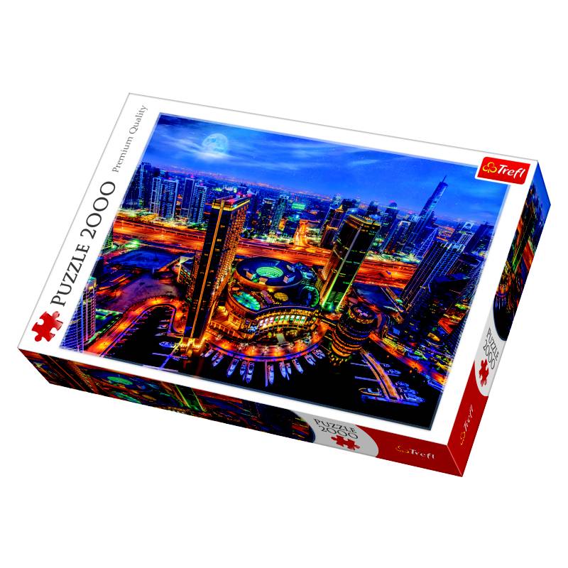 TREFL - Rompecabezas 2000 piezas: Luces de Dubai
