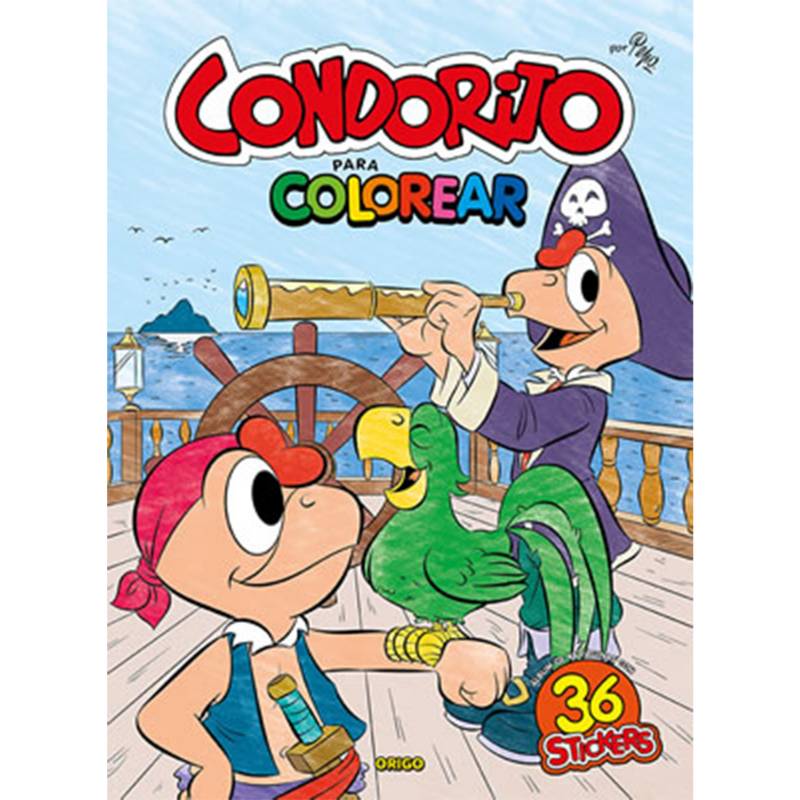 ORIGO - Condorito Para Colorear (Piratas)