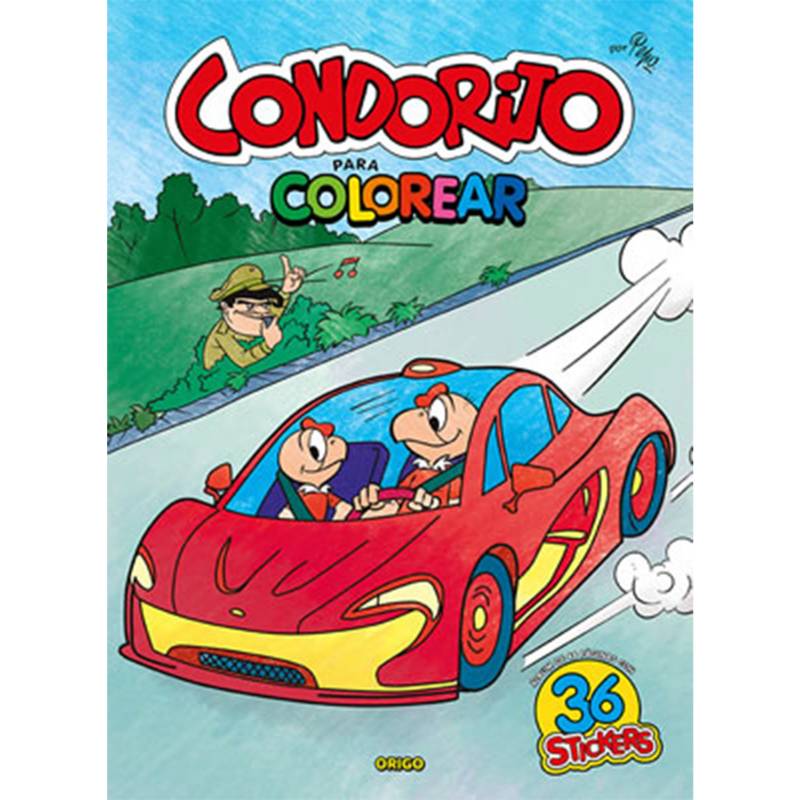 ORIGO - Condorito Para Colorear (Autos)