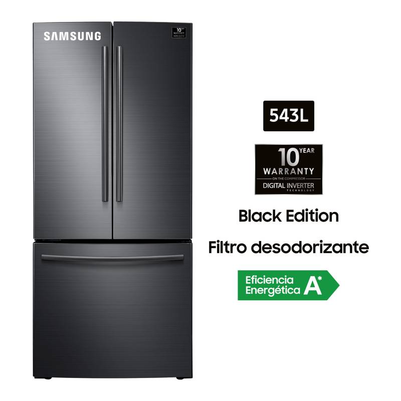 SAMSUNG - Refrigeradora 543 Lts SBS Black Edition
