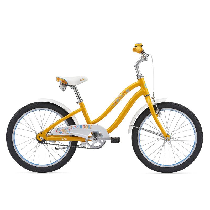 GIANT - Bicicleta Live 2019 Adore Aro 20" Chrome Amarillo