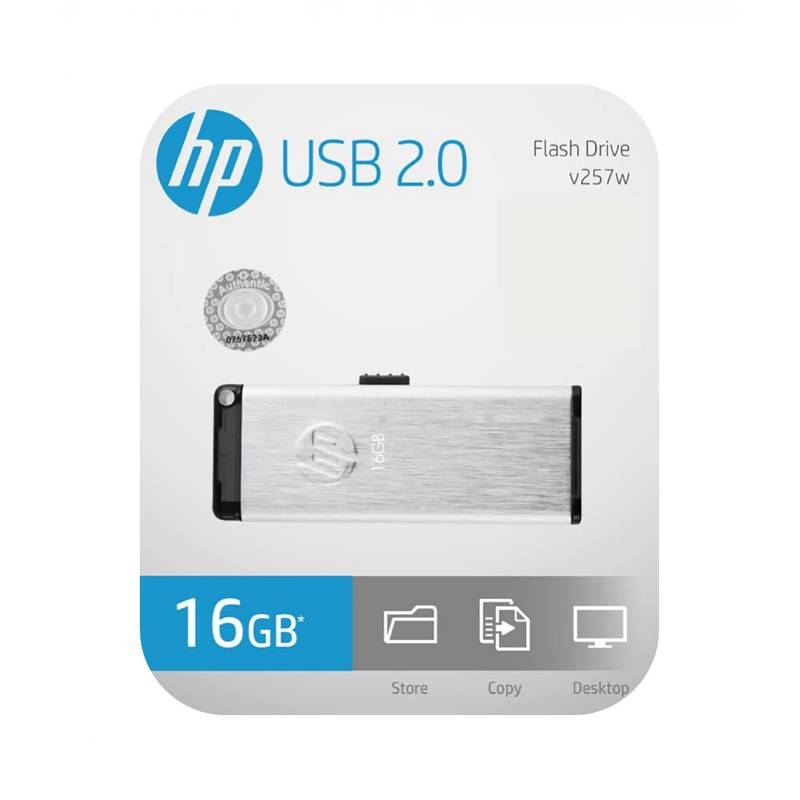 HP - Memoria USB 16GB Flash Drive V257W Metal