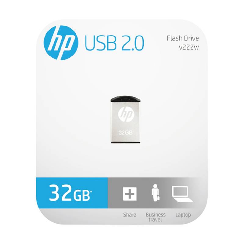 HP - Memoria USB 32GB Flash Drive V222W Metal