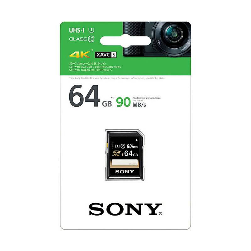 SONY - Memoria SD 64GB 4K 90MBS