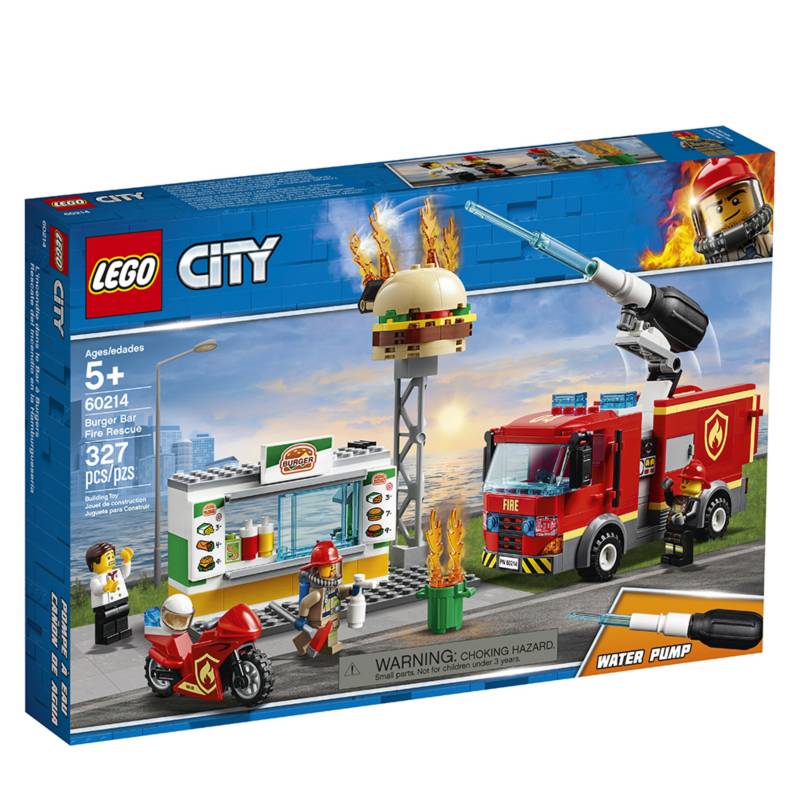 LEGO - Rescate del Incendio En La Hamburguesería