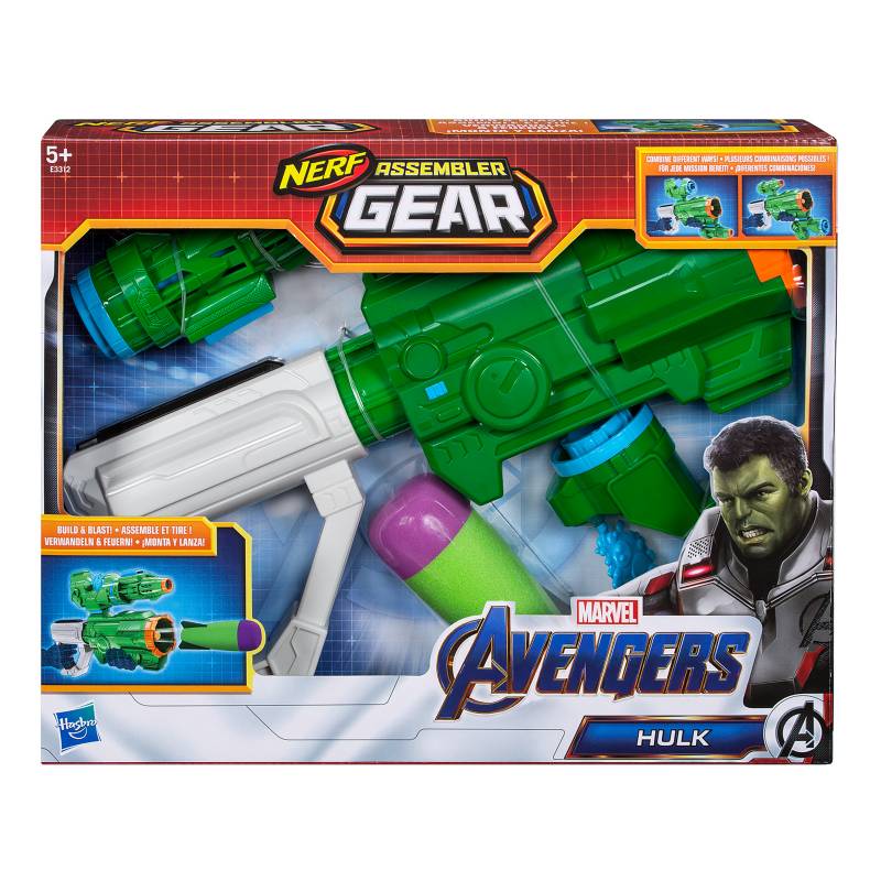 AVENGERS - Lanzador Nerf Hulk Assembler Gear 2.0