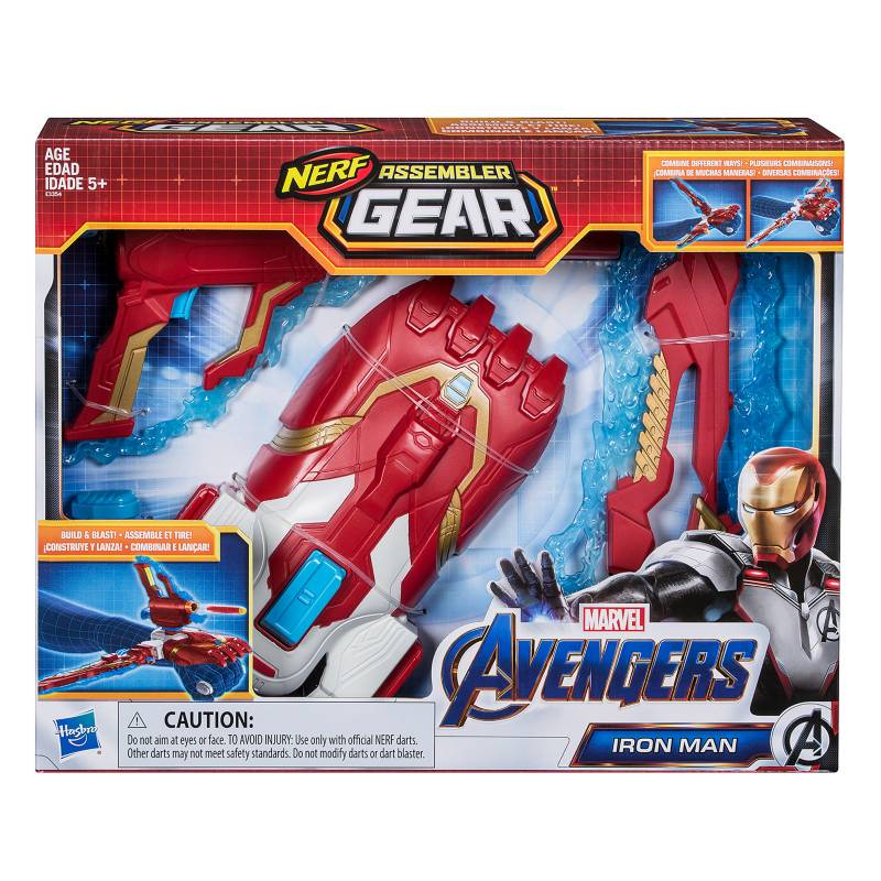 AVENGERS - Lanzador Nerf Iron Man Assembler Gear 2.0