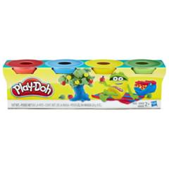 PLAY DOH - Masas y Plastilinas Play Doh Core Pack de 4 latas roja, amarilla, azul y verde
