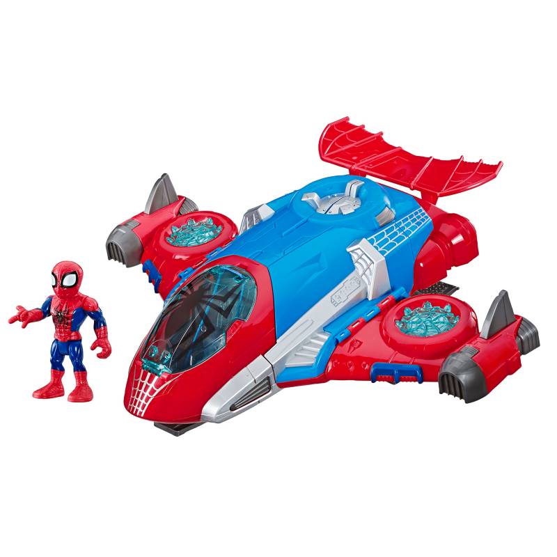SUPER HERO GIRLS - Figura Spider-Man y Aracno-Jet