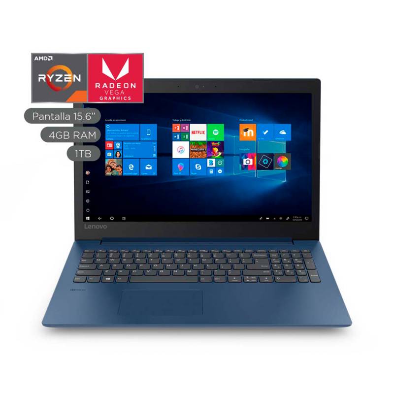 LENOVO - Laptop IdeaPad 330 15.6" Ryzen3 1TB 4GB RAM - Pantalla HD