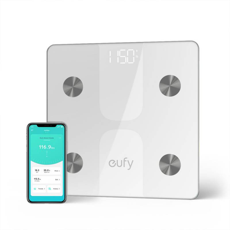 EUFY - Balanza Inteligente BodySense Smart Scale C1 Blanca