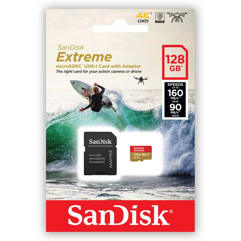 SANDISK - Tarjeta Micro Sdxc Extre 128gb