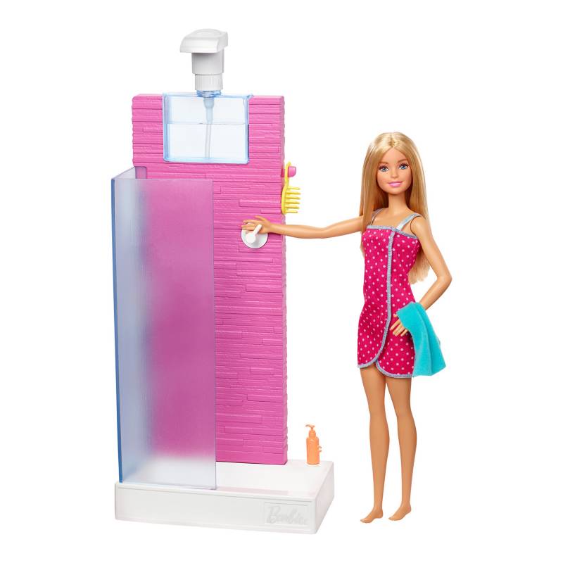 BARBIE - Barbie Muñeca Con Muebles y Accesorios Surtida