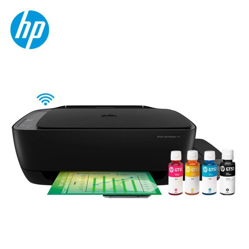 HP - Impresora Multifuncional Ink Tank 410