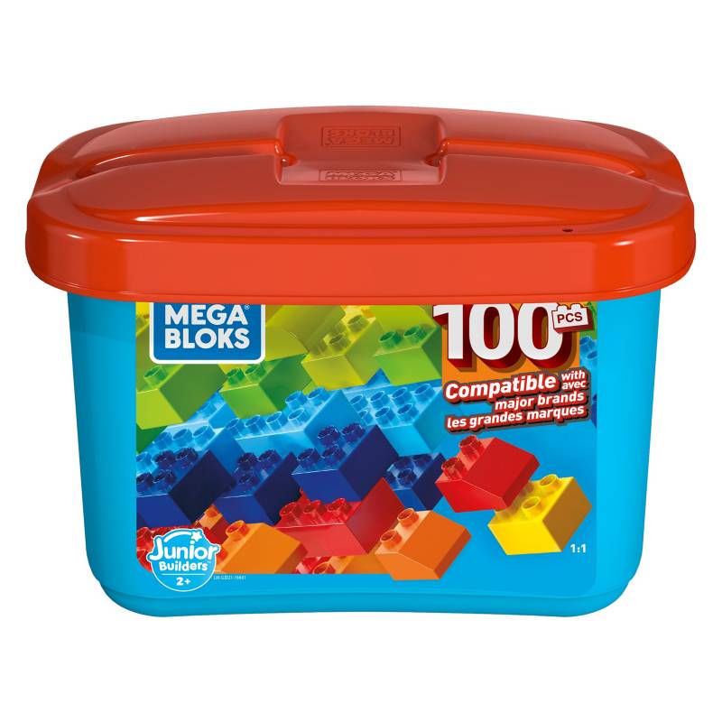 MEGA BLOKS - Caja de Construcción Mini Mega Bloks 100 piezas