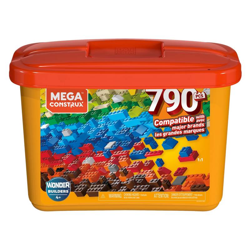 MEGA BLOKS - Mega Caja De Construcción 790 Pzas