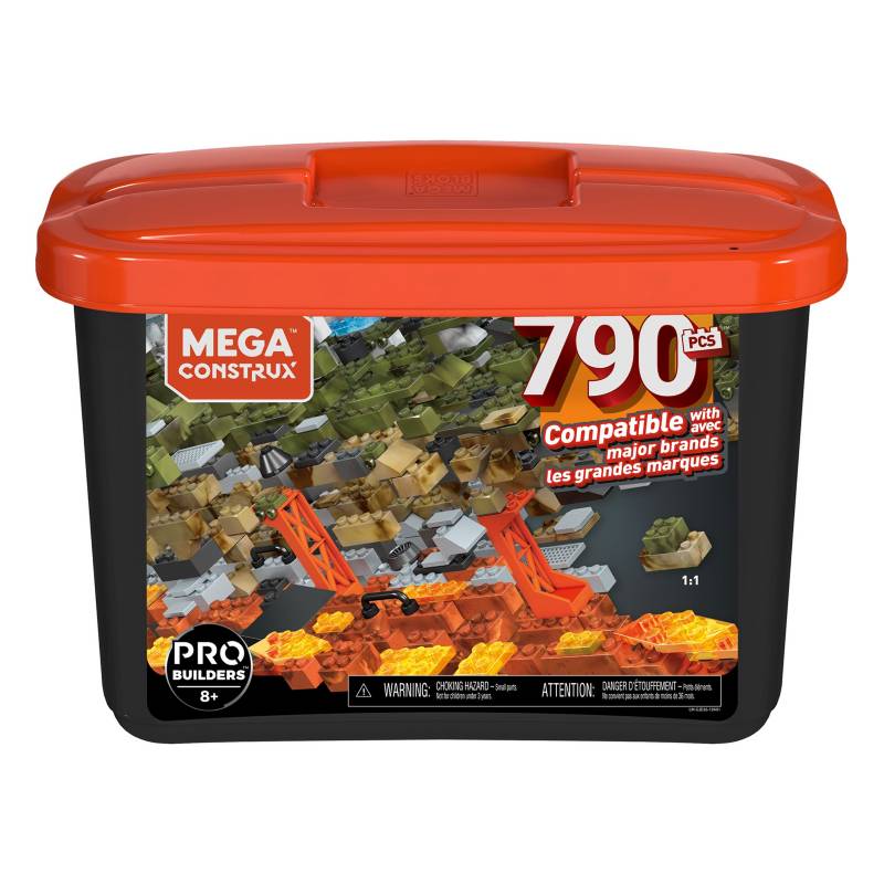 MEGA BLOKS - Caja de Construcción Pro Mega Construx 790 piezas
