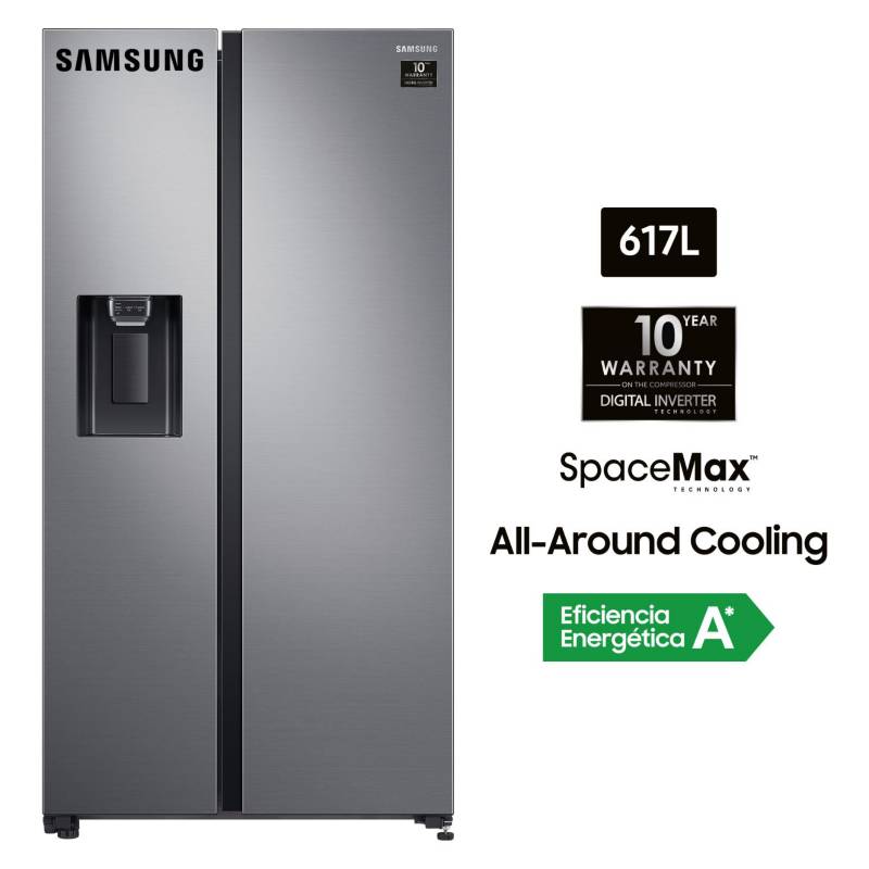 SAMSUNG - Refrigerador SBS 617 litros  RS64R5311M9/PE