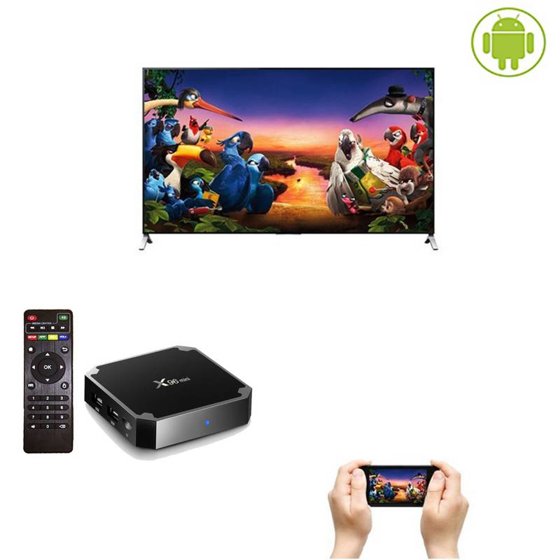 STEC - TV Box Android X96 Mini 4K Quad Core 2 GB 16GB