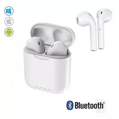 STEC - Audífonos Bluetooth Inalambricos I88 Tws C/Carga Portatil - White