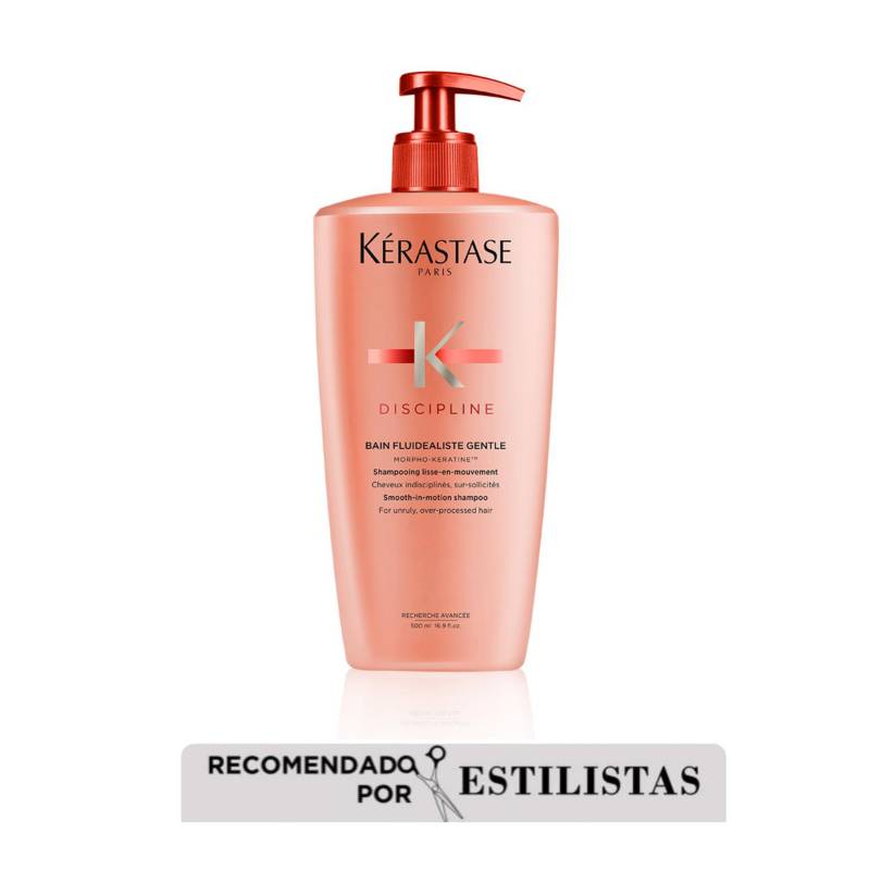 KERASTASE - Shampoo Kérastase Discipline Fluidealiste control frizz sin sulfatos 500ml 