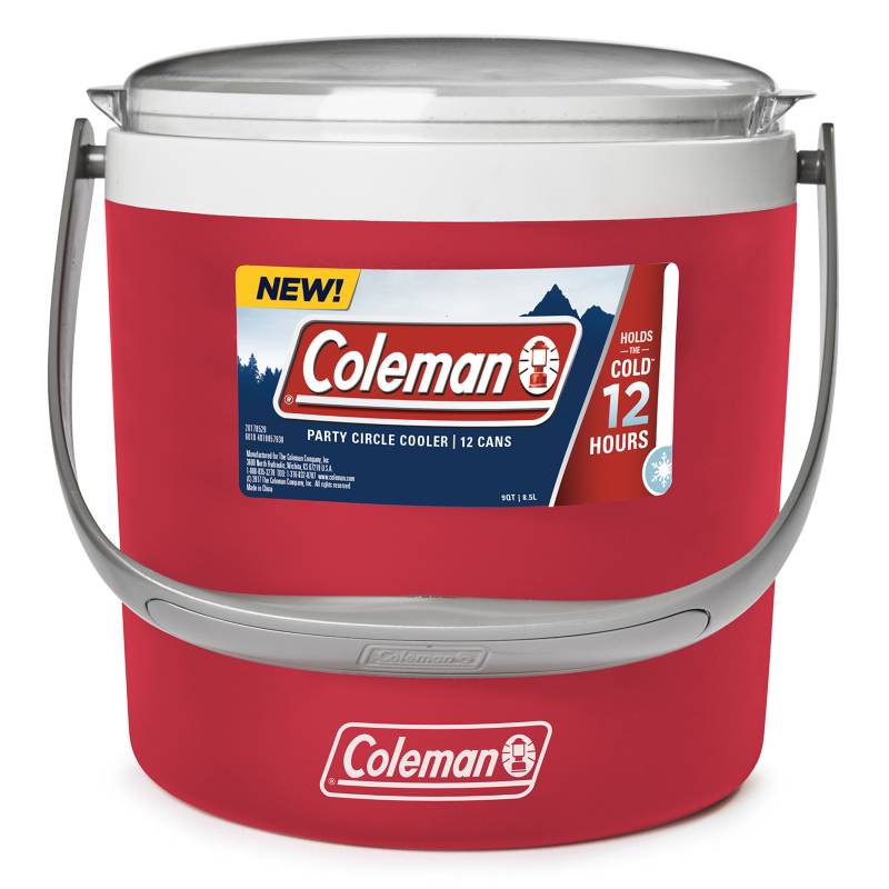 COLEMAN - Cooler Party Circle Rojo