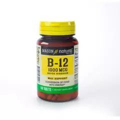 MASON NATURAL - Mason Natural Vitamina B12 1000 Mcg 100 Tabletas