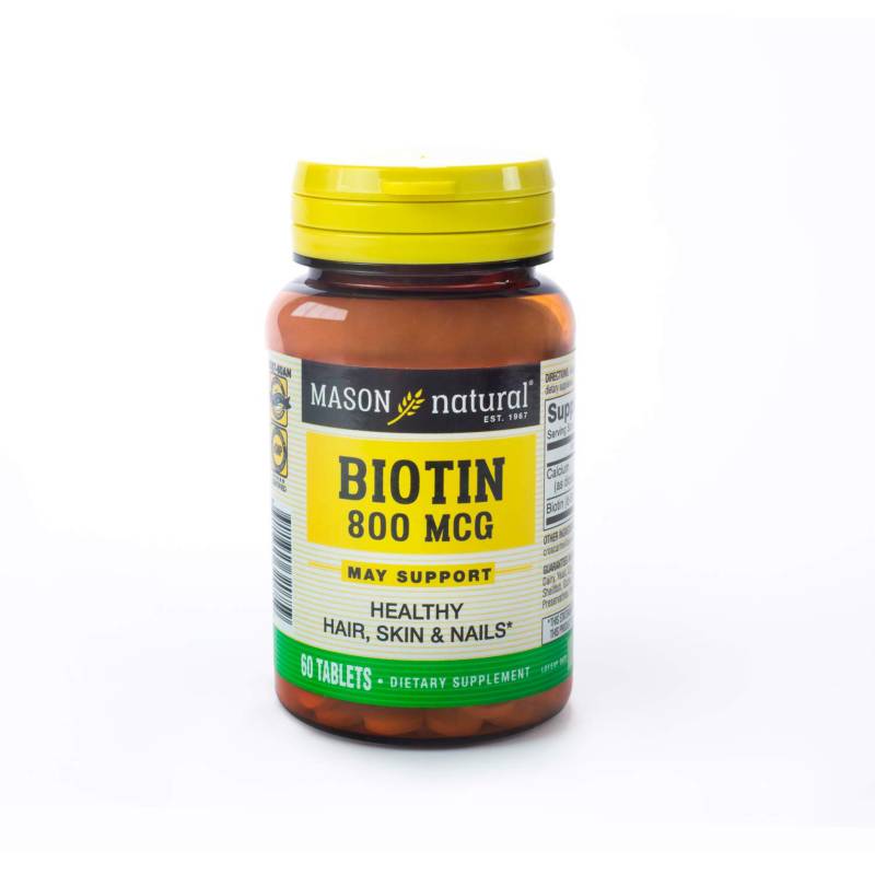 MASON NATURAL - Mason Natural Biotina 800 Mcg 60 Tabletas