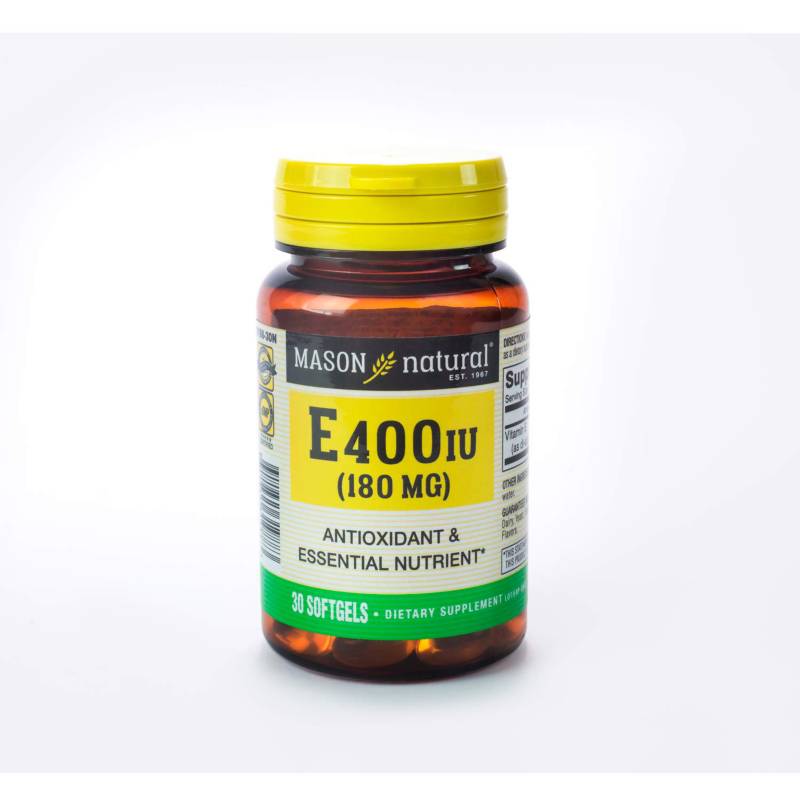 MASON NATURAL - Mason Natural Vitamina E 400 Iu 30 Cápsulas