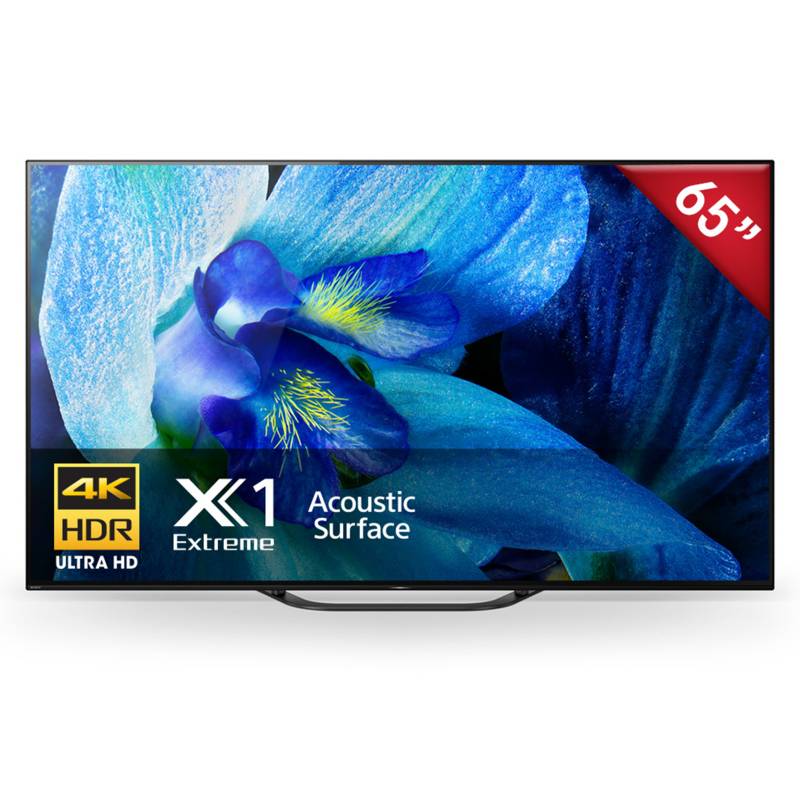 SONY - Televisor 65" OLED 4K Ultra HD Smart Android TV XBR-65A8G   LA8