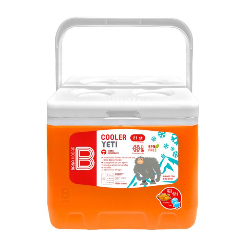 BASA - Cooler Yeti 21 QT Naranja
