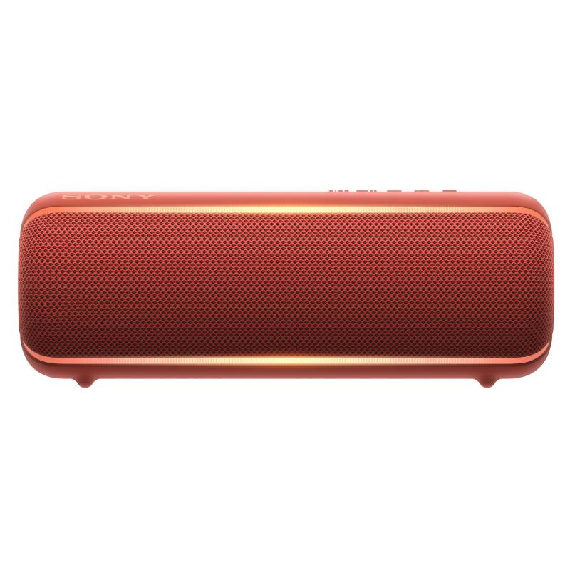 SONY - Parlante inalámbrico Sony con Bluetooth Waterproof SRS XB22 Rojo