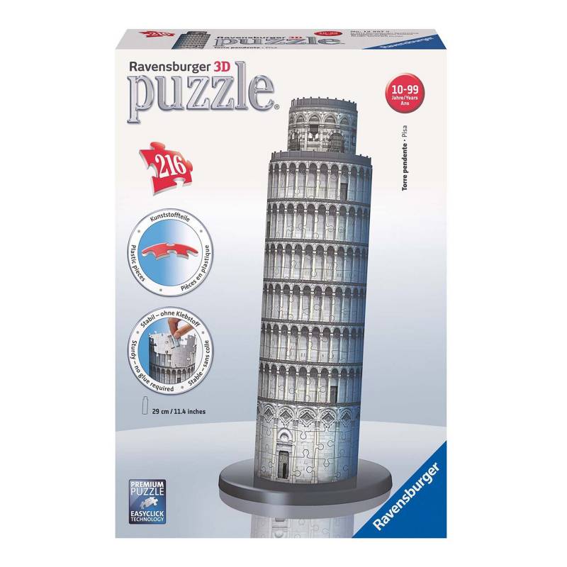 RAVENSBURGER - Rompecabezas 3D Torre De Pisa